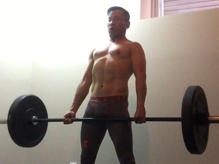 reno resistance training on back muscle conditioning with barbell deadlift.